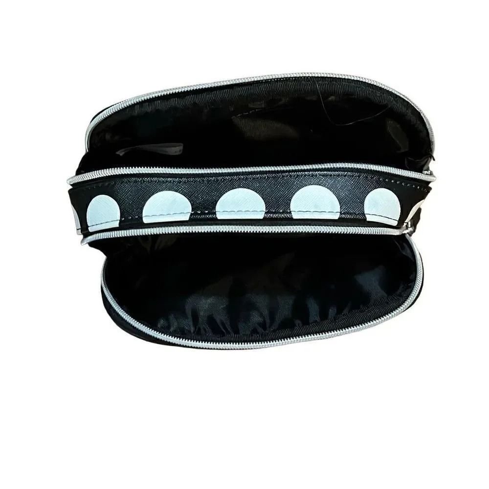 Dabney Lee, black and white polkadot, small cosmetic case - Picture 3 of 4